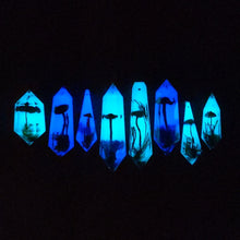 Load image into Gallery viewer, Glow in the Dark Mushroom Crystal Necklace