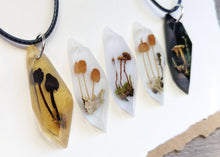 Load image into Gallery viewer, Flat Mushroom Crystal Necklace- Medium