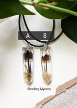 Load image into Gallery viewer, *Discounted* Mushroom Crystal Point Necklace with Cord