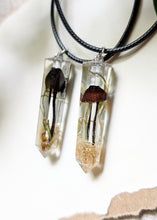 Load image into Gallery viewer, *Discounted* Mushroom Crystal Point Necklace with Cord