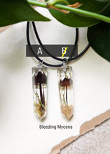 Load image into Gallery viewer, *Discounted* Mushroom Crystal Point Necklace with Cord