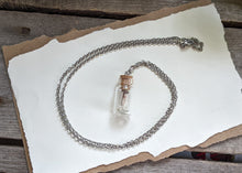 Load image into Gallery viewer, Mini Vial Necklace with Chain
