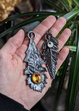 Load image into Gallery viewer, Leaf + Cab Necklaces