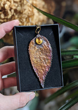 Load image into Gallery viewer, Leaf + Cab Necklaces