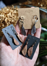 Load image into Gallery viewer, Cicada Wing Earrings

