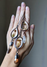 Load image into Gallery viewer, Mushroom Frame & Crystal Necklace