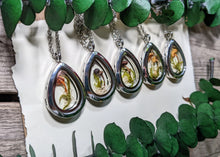 Load image into Gallery viewer, Mushroom Locket Necklace - Silver Teardrop
