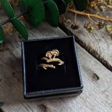 Load image into Gallery viewer, Mushroom Twig Ring - Adjustable - Bronze
