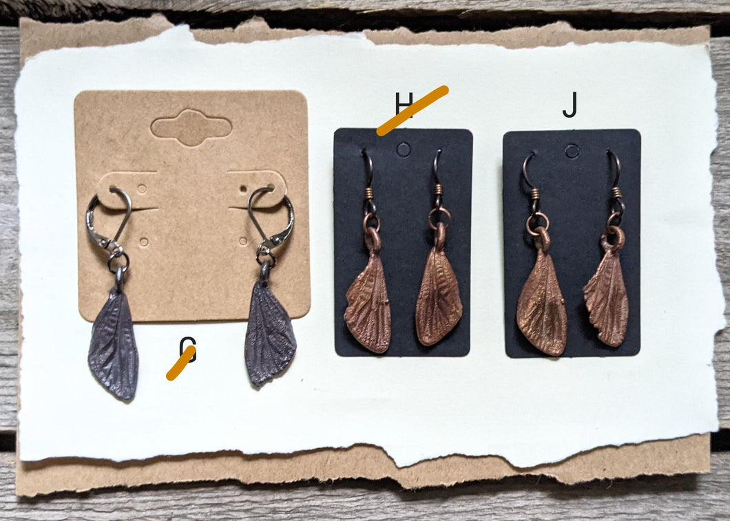 Cicada Wing Earrings