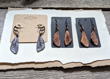 Load image into Gallery viewer, Cicada Wing Earrings
