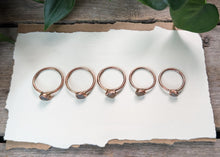 Load image into Gallery viewer, Lake Michigan Rock Ring - Quartz Pebble
