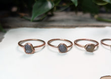 Load image into Gallery viewer, Lake Michigan Rock Ring - Quartz Pebble
