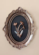 Load image into Gallery viewer, Frame : Real Mushrooms with Clear Quartz
