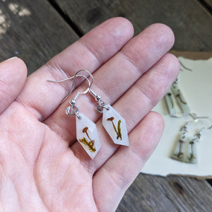 Mushroom Crystal Earrings- EXTRA Small