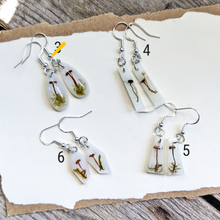 Load image into Gallery viewer, Mushroom Crystal Earrings- EXTRA Small
