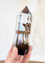 Load image into Gallery viewer, Medium - Purple Gilled Laccaria w/ Amethyst &amp; Iridescence

