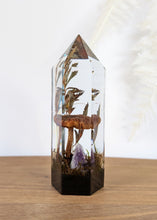 Load image into Gallery viewer, Medium - Purple Gilled Laccaria w/ Amethyst &amp; Iridescence

