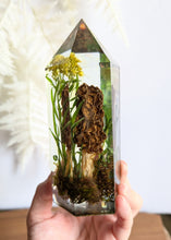 Load image into Gallery viewer, Large - Yellow Morel with Goldenrod (slight color leach) **Light Base Not Included
