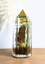 Load image into Gallery viewer, Large - Yellow Morel with Goldenrod (slight color leach) **Light Base Not Included
