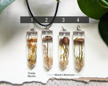 Load image into Gallery viewer, Mushroom Crystal Point Necklace with Cord
