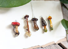 Load image into Gallery viewer, Small : Sealed Mushroom Pendant with Chain
