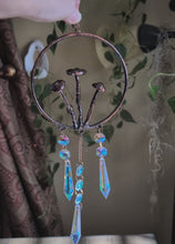 Load and play video in Gallery viewer, Copper Suncatcher - 3 Mushrooms
