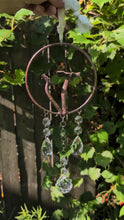 Load and play video in Gallery viewer, Copper Suncatcher - 2 Mushrooms

