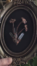 Load and play video in Gallery viewer, Frame : Real Mushrooms with Clear Quartz
