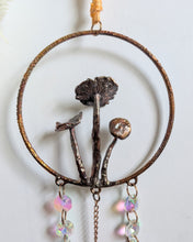 Load image into Gallery viewer, Copper Suncatcher - 3 Mushrooms

