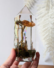 Load image into Gallery viewer, Large - Fieldcap Mushroom w/ Citrine &amp; Iridescence **Light Base Not Included
