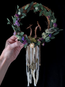 Black Agate [6" Wreath]