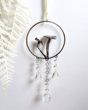 Load image into Gallery viewer, Copper Suncatcher - 2 Mushrooms
