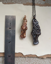 Load image into Gallery viewer, Real Morel Mushroom - Plated in Copper
