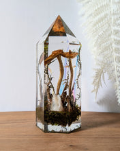 Load image into Gallery viewer, Large - Fieldcap Mushroom w/ Citrine &amp; Iridescence **Light Base Not Included
