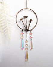 Load image into Gallery viewer, Copper Suncatcher - 3 Mushrooms
