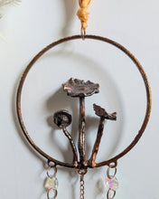 Load image into Gallery viewer, Copper Suncatcher - 3 Mushrooms
