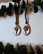 Load image into Gallery viewer, Real Fern Ovals - Plated in Copper

