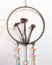 Load image into Gallery viewer, Copper Suncatcher - 3 Mushrooms
