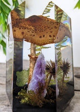 Load image into Gallery viewer, Extra Large - Parasol Mushroom w/ Amethyst
